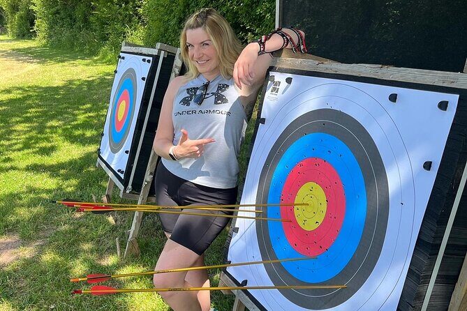1 Hour Archery Experience in Hereford - Where you’ll meet: The Viking Games, The Stables in Middle Cefn