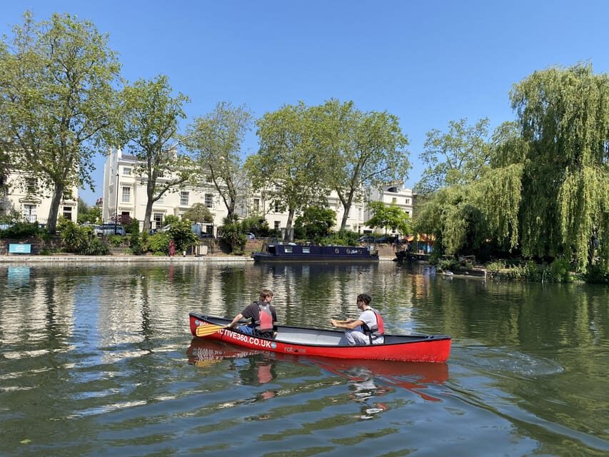 2 seater Canoe Rental in Ladbroke Grove - Gliding toward Little Venice: Westbourne Park and the canal route