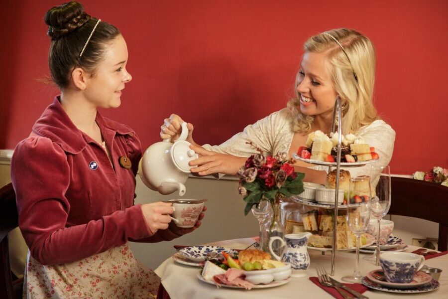Afternoon Tea at The Regency Tea Room - Regency decor and Austen-era interaction (without the stiff museum vibe)