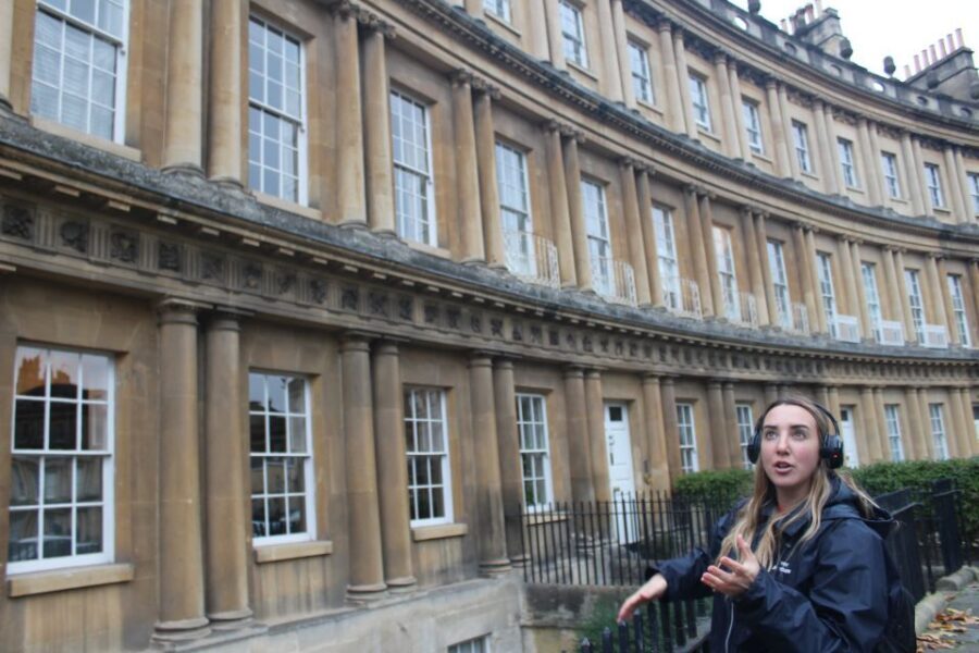 Bath: Bridgerton Filming Locations Walking Tour with Music - Headsets and music: a show soundtrack with clear narration