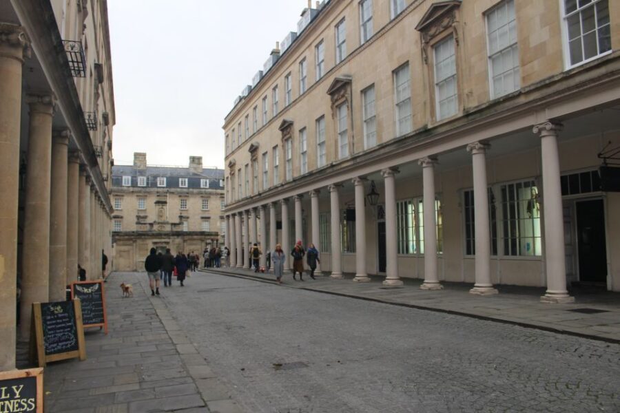 Bath: Bridgerton Filming Locations Walking Tour with Music - Royal Crescent: where the show feeling turns into real scale