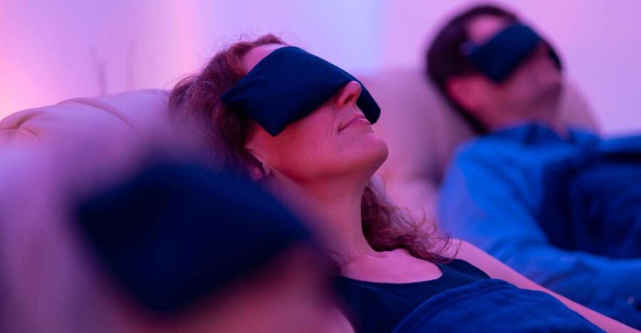 Bath: Guided Relaxation and Sound Bath - What the guided relaxation meditation feels like (breath first, then release)