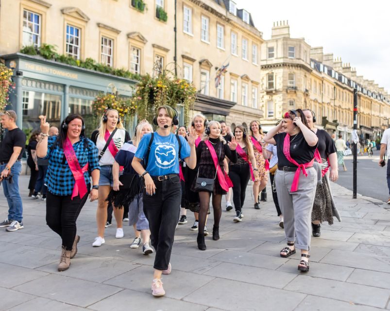 Bath: Silent Disco Guided Walking Tour - Your high-tech headphones: music, guide, and one potential hiccup