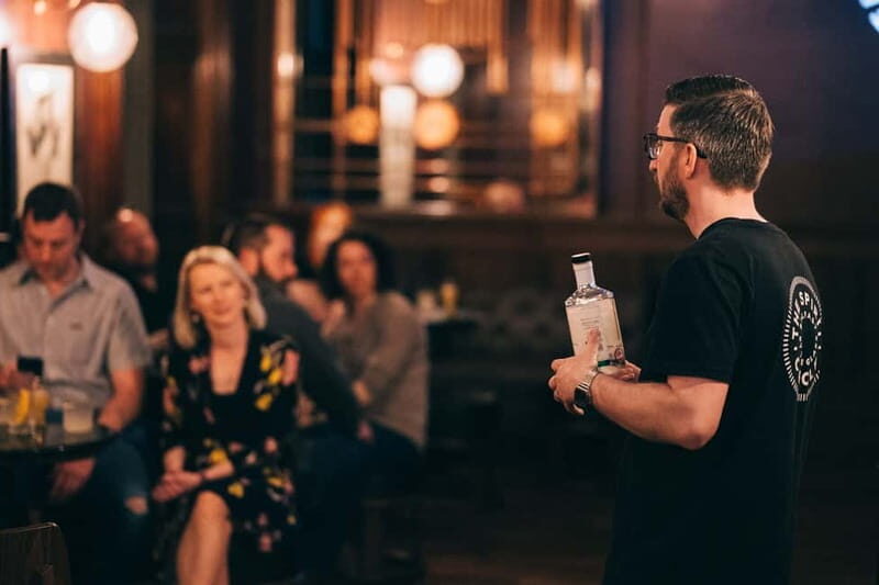 Belfast: An Alternative History of Belfast Through Drinks! - Firelight, old walls, and visuals that help the story stick