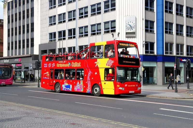 Belfast: City Sightseeing Hop-On Hop-Off Bus Tour - Belfast City Hall to SSE Arena: Albert Clock, fish, and pub stops