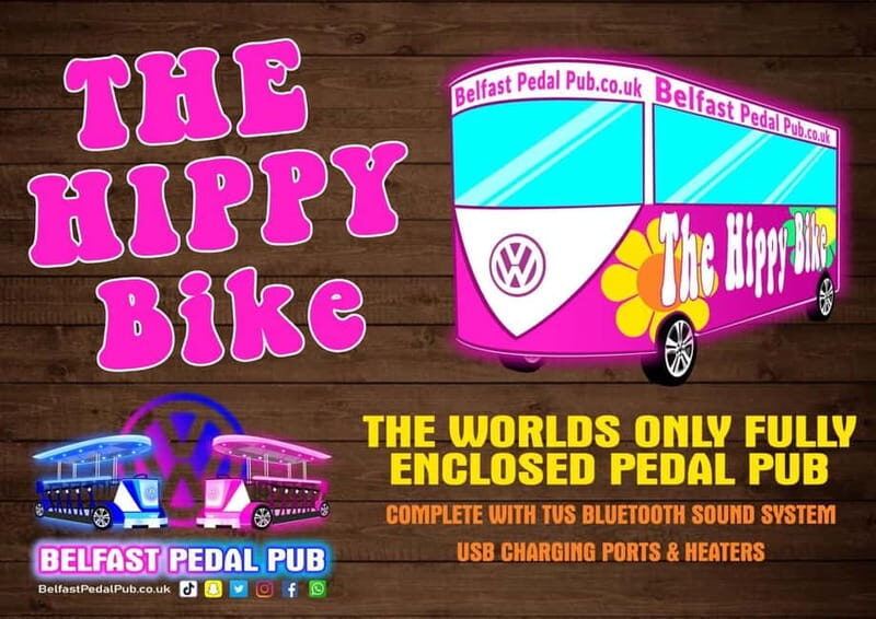 Belfast: Fully Enclosed Pink Party Bike Ride - Surf Shack Check-In: The Pre-Ride Lounge and That Mechanical Warm-Up