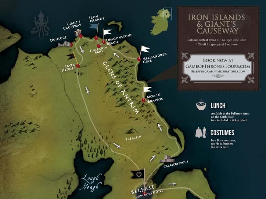 Belfast: Game of Thrones - Iron Islands & Giant's Causeway - Quick hits before you go