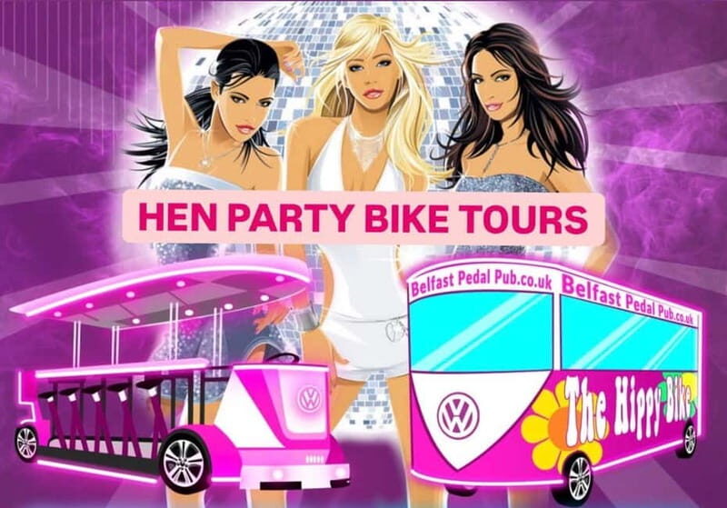 Belfast: Luxury Pink Hen Party Bike Tour (BYOB) - The bikes: Bluetooth music, USB charging, and easy-pedal tech