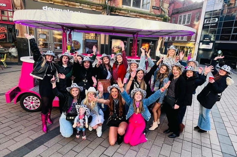 Belfast: Luxury Pink Hen Party Bike Tour (BYOB) - Surf Shack: where the party starts (and where nerves drop)