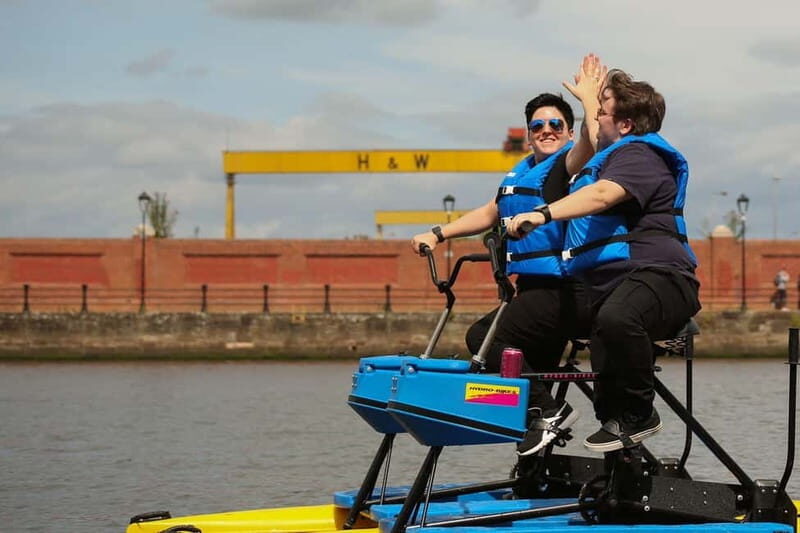 Belfast: River Lagan Hydrobike Tour - The First Stretch on the River: Iconic Landmarks and Real Belfast Views