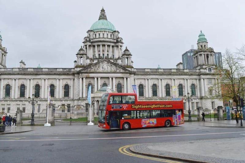 Belfast: Sightseeing Tour HOP ON HOP OFF from the City Hall - Titanic Quarter and ship connections: seeing the maritime side without a full day commitment