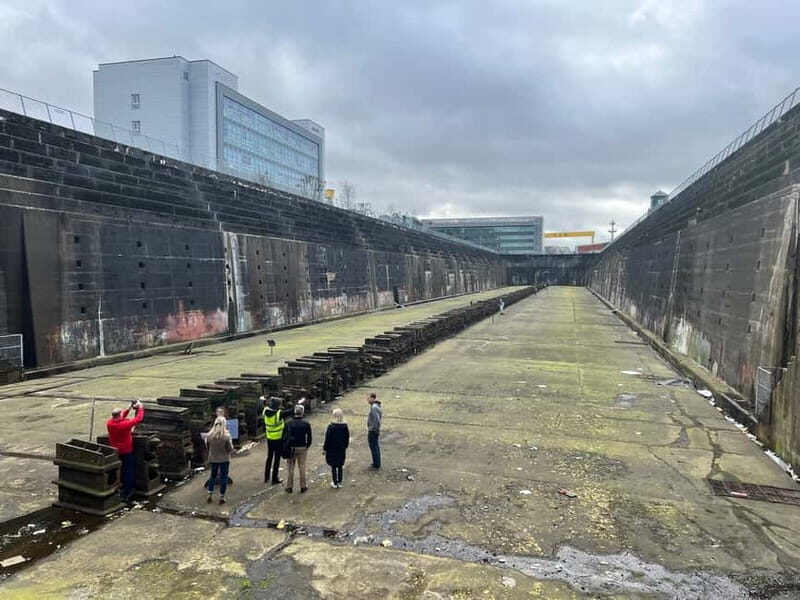 Belfast: Titanic Distillers Premium Tour and Whiskey Tasting - Thompson Graving Dock: 66 steps, real scale, and practical comfort tips
