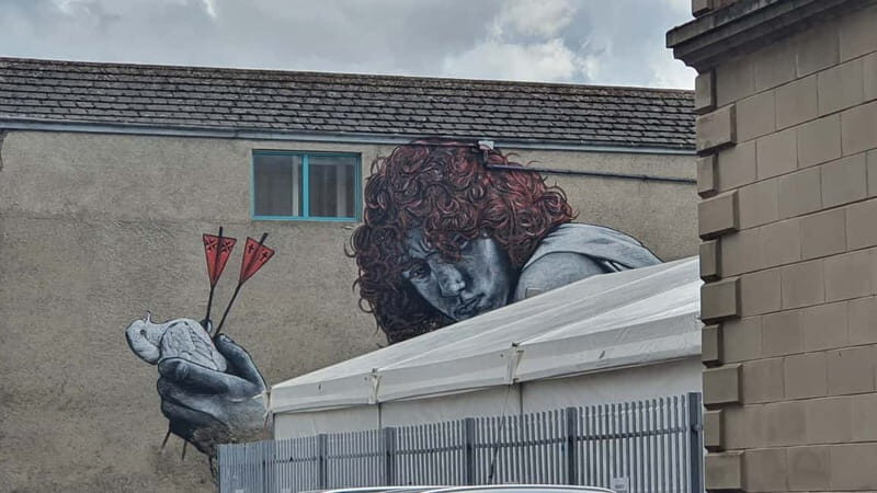 Belfast Troubles : Murals, Street Art, and Peace Wall Tour - Re-imaging murals: when communities choose what appears on walls now