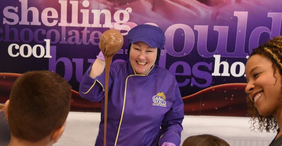 Birmingham: Cadbury World Entry Ticket - Chocolate Making Zone: your treat, warm Dairy Milk, and cocoa basics