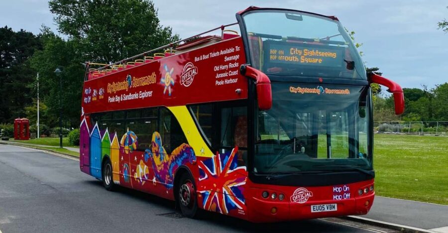 Bournemouth: City Sightseeing Hop-On Hop-Off Bus Tour - Westbourne Shops, Camden Bar, and the Easy Walk-to-Café Plan