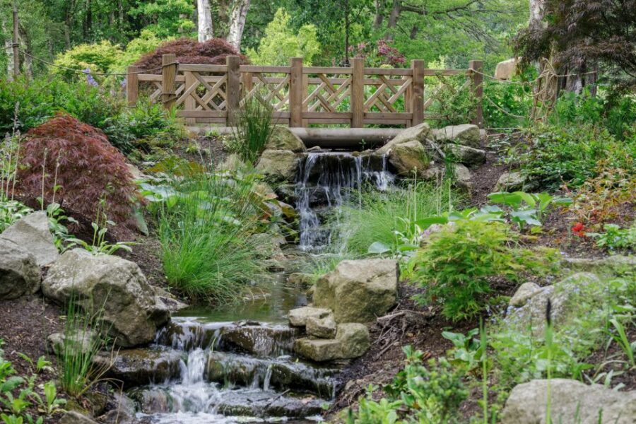 Bridgewater: Royal Horticultural Society Garden Ticket - The Overall Design: Former Hall Site, Landscape Architects, and Community Effort