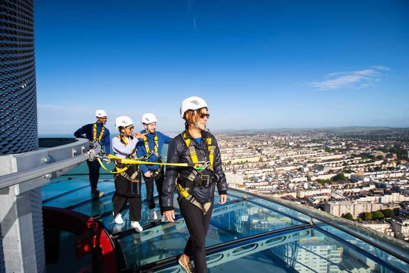 Brighton: 360 Sky Walk Experience - The safety side: harness, helmet, and a calm instructor presence