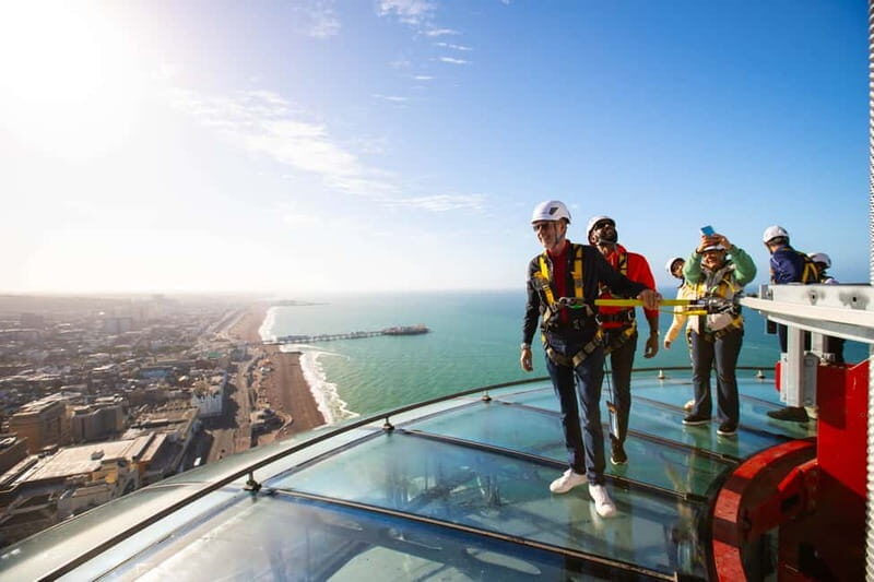 Brighton: 360 Sky Walk Experience - The glass pod at 138 meters: what it feels like while you rise