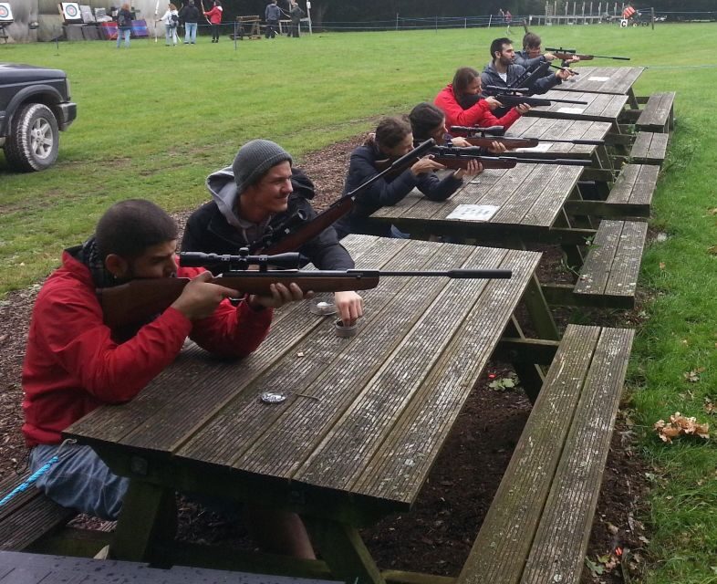 Brighton: Air Rifle Shooting Experience - Meeting Point, Minibus Ride, and First Rules of the Day