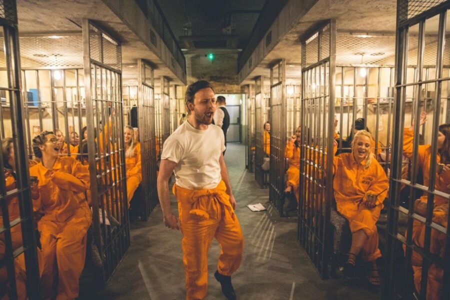 Brighton: Alcotraz Immersive Prison Cocktail Experience - Step Into Role Play: orange jumpsuits and bootlegger instructions