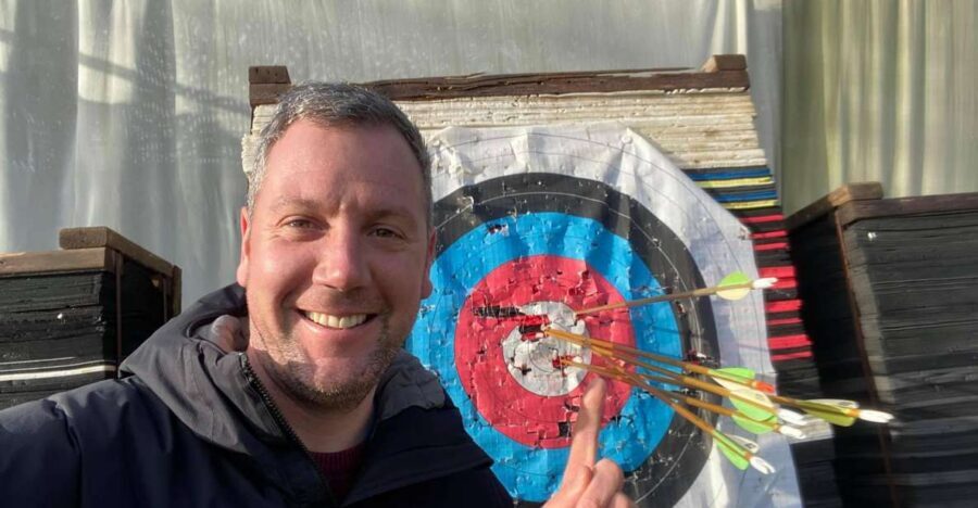 Brighton: Archery Experience - Your shooting path: start at 10 metres, then move out to 30