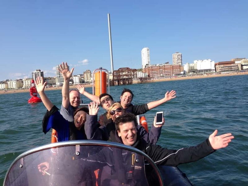 Brighton: Powerboat Ride - The 30 Minutes: Speed Runs, Coastline Views, and the Return to Dock
