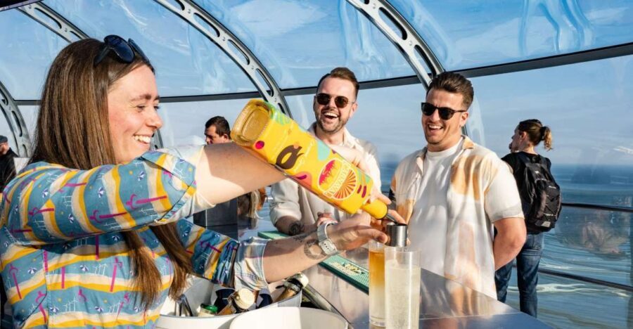 Brighton: Sky Bar i360 Entry Ticket with One Drink - Sky Bar at Brighton i360: The kind of view-ticket that actually feels worth it