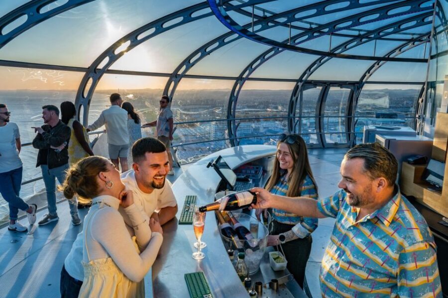 Brighton: Sky Bar i360 Entry Ticket with One Drink - Where this Sky Bar ticket fits in your Brighton day