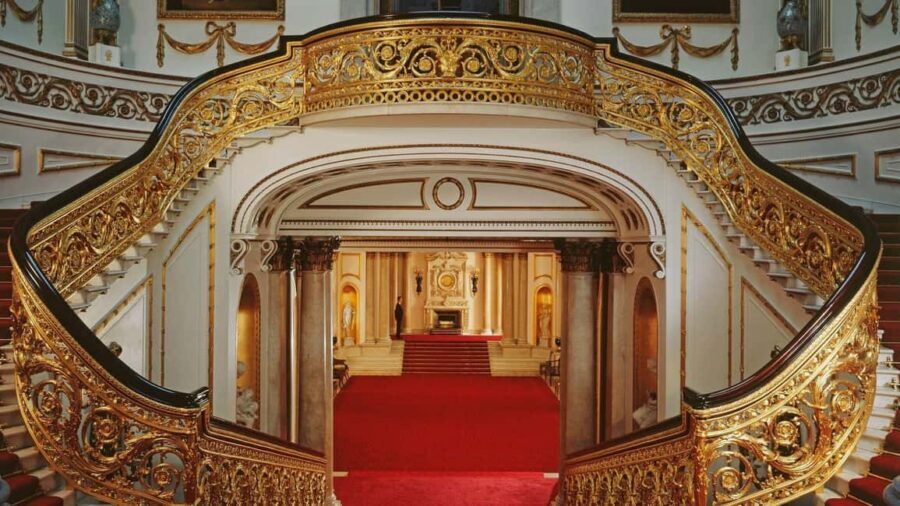 Buckingham Palace State Rooms Entry & Royal London Audio App - From the Grand Staircase portraits to the public rooms