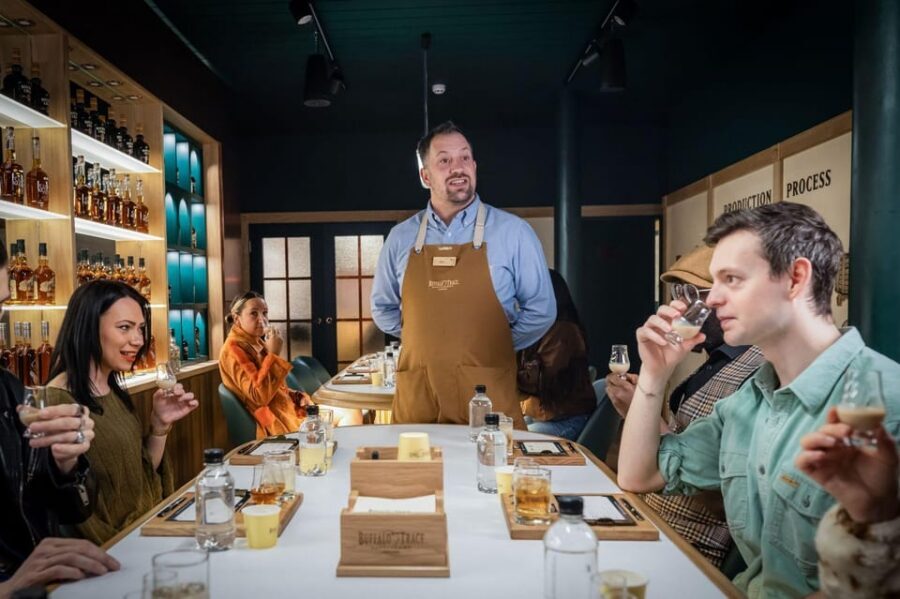 Buffalo Trace Distillery: Whiskey Tasting Experience - What You Actually Taste: Buffalo Trace, Sazerac Rye, Bourbon Cream, and Buffalo and Ginger