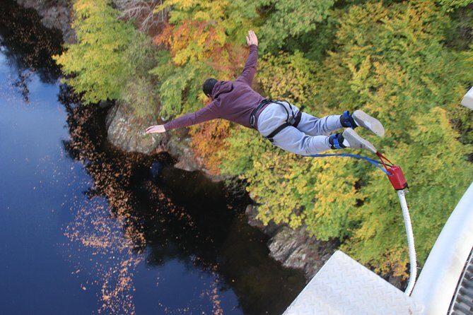 Bungee jump from 40 meters in the stunning valley of Killiecrankie, Scotland - Killiecrankie’s River Garry setting is the real stage