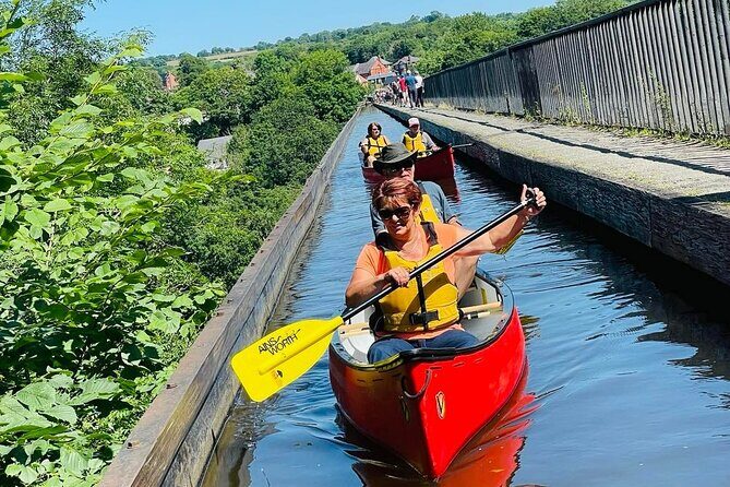 Canoe Trip Over the Pontcysyllte Aqueduct - How it feels on the water: relaxed pace with occasional intensity