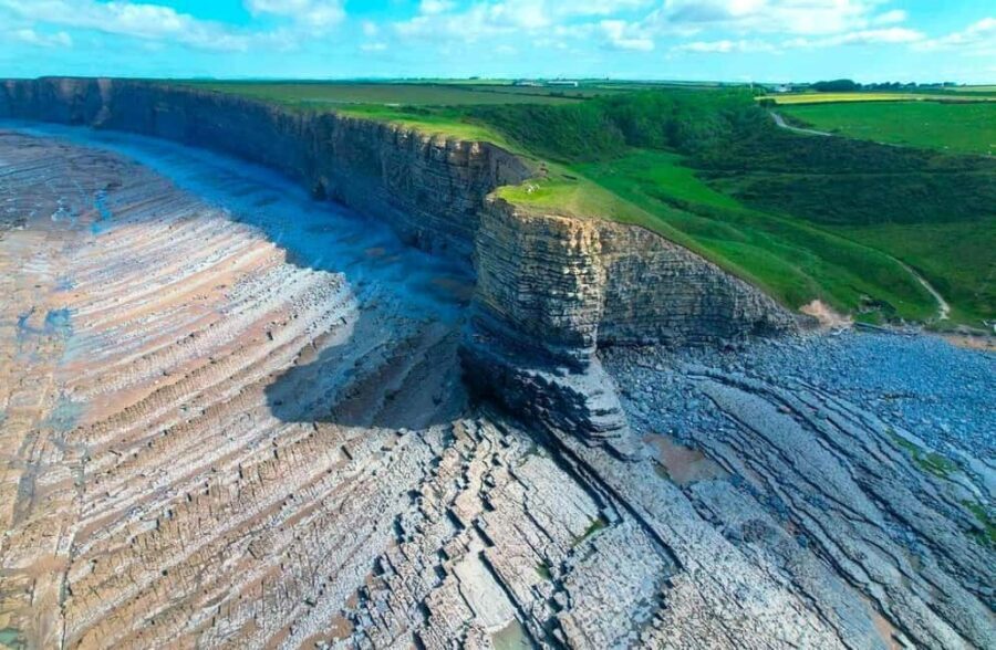 Cardiff: South Wales Cliffs, Beaches & Castles Day Tour - Nash Point cliffs on the Wales Coast Path: the best “step outside Cardiff” moment