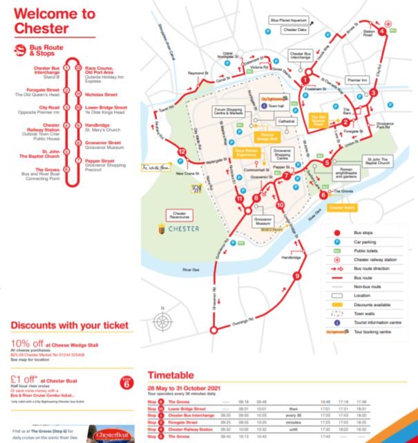 Chester: City Sightseeing Hop-On Hop-Off Bus Tour - Roman Amphitheatre and Chester Castle: why these hops feel worth it
