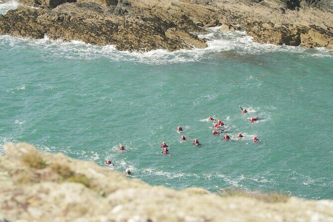 Coasteering on Anglesey - The jumps and sea entries: options for thrill level