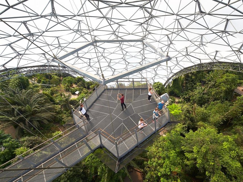 Cornwall: Eden Project Entry Ticket - Mediterranean Biome and the Outdoor Gardens: Two Moods, One Lesson