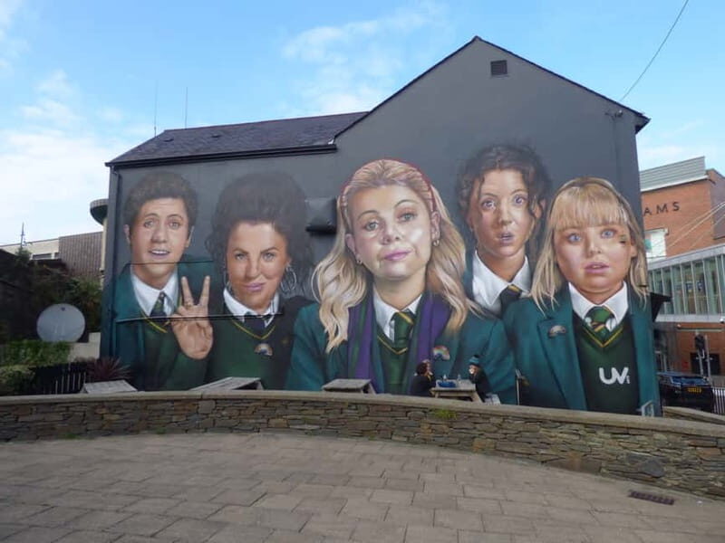 Derry: Derry Girls TV Show Filming Locations Tour - Bishop’s Gate and Long Tower Church: turning episode scenes into street-level reality