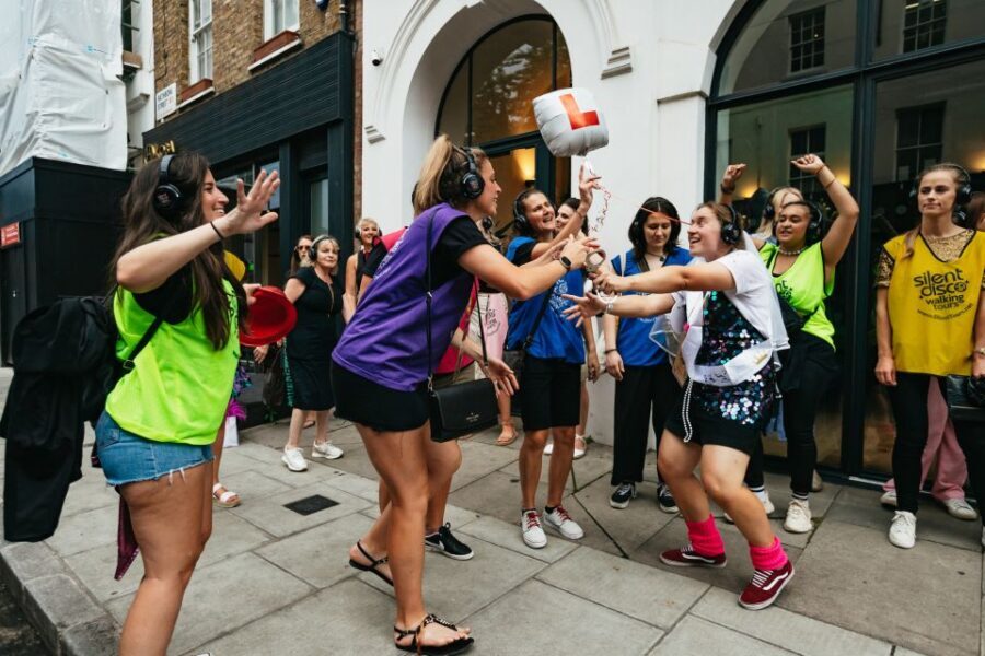 Drag Queen Disco Diva Tour - Silent Disco Walking Tour - Soho at Headphone Volume: The Party Setup in Real Time