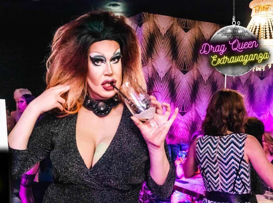 Drag Queen Extravaganza @ Dysco, Liverpool - The Games: Wheel of Fortune style, prizes, and audience chaos