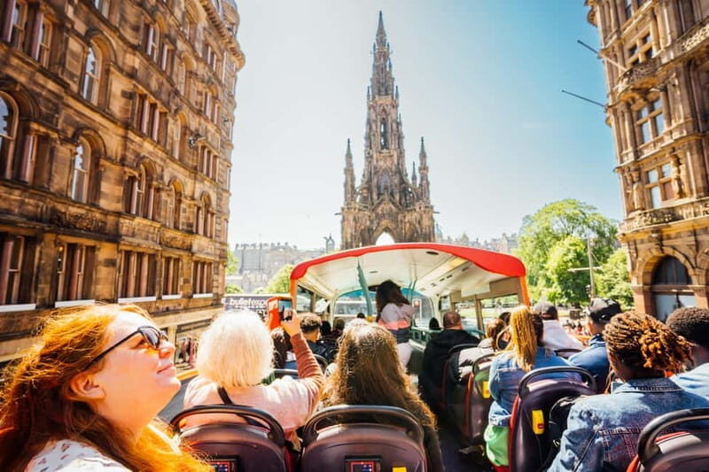 Edinburgh: Big Bus Hop-On, Hop-Off Tour by Open-Top Bus - The open-top double-decker: great views, real weather