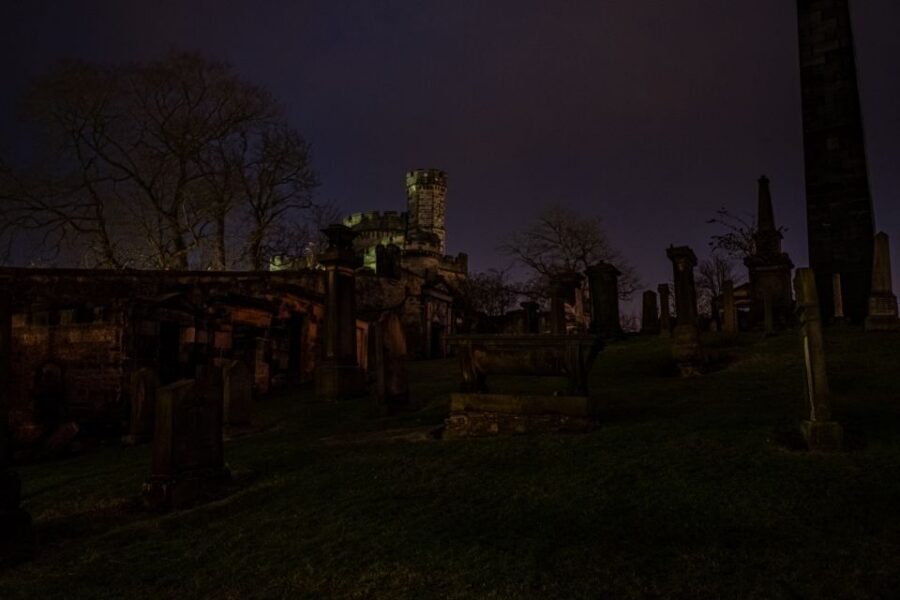 Edinburgh: Dark Secrets of the Old Town Ghost Walking Tour - Old Calton Cemetery: views, myths, and Scotland’s most haunted graveyard