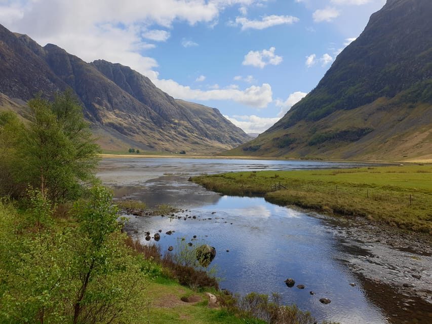 Edinburgh: Loch Ness, Inverness & Highlands Tour in Spanish - Glencoe Valley: three photo points and the Three Sisters view