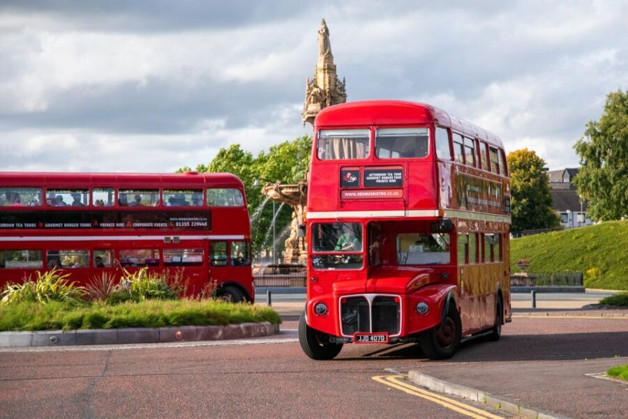 Edinburgh: Vintage Bus Tour with Afternoon Tea or Gin - Key things to know before you board