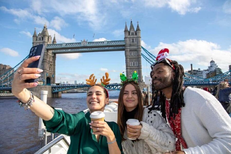 Festive London Christmas Day River Thames Lunch Cruise - Your 3-Course Christmas Lunch Inside the Heated Saloon