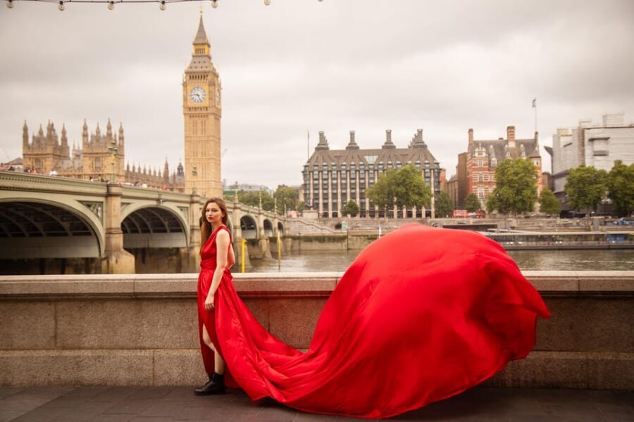 Flying dress professional photoshoot with pro photographer - Key things you’ll notice right away