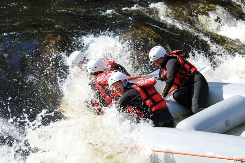 Fort William, Highlands: WHITE WATER RAFTING - River Garry - First gear-up: what happens at the Roy Bridge car park