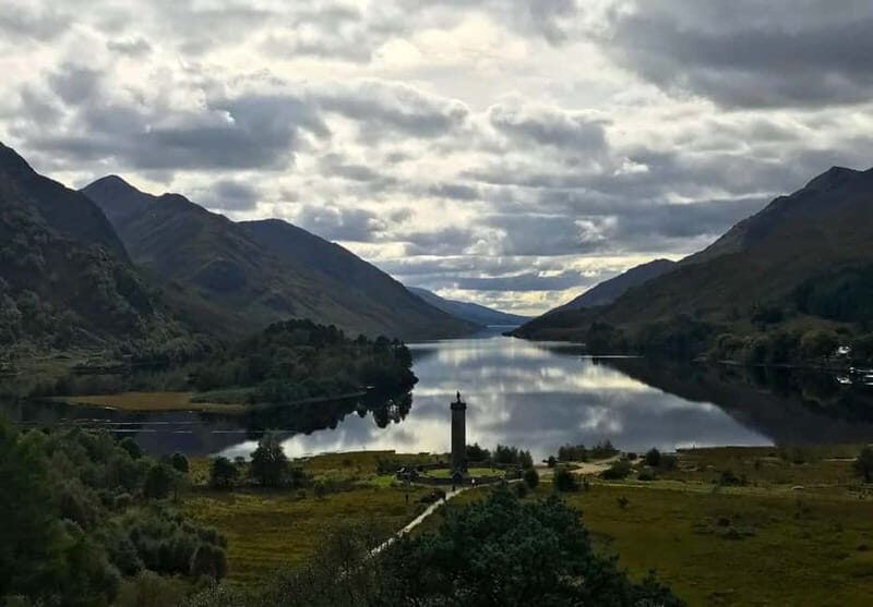From Edinburgh: Glenfinnan Viaduct, Glencoe & Highlands Tour - Commando Memorial at Spean Bridge: strong views, different mood
