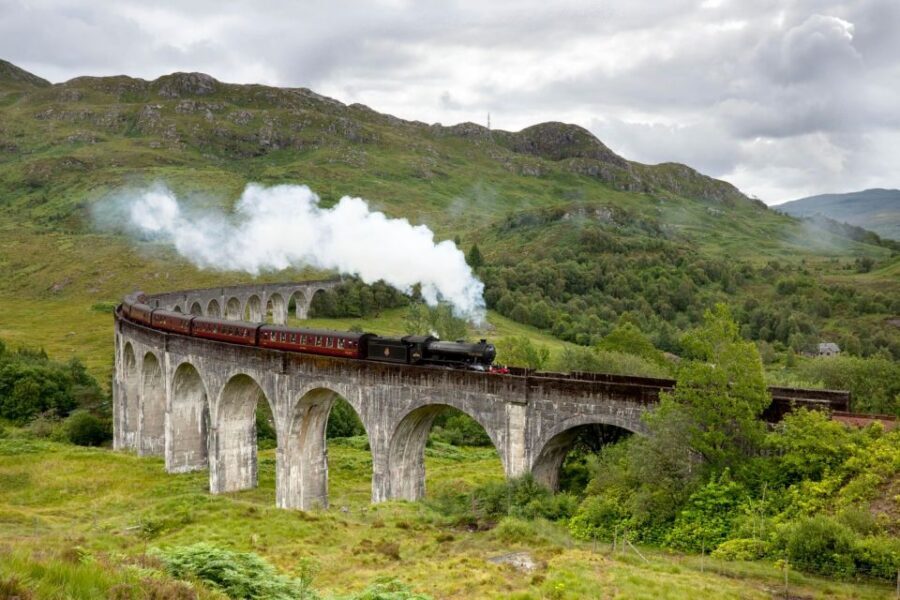 From Edinburgh: Isle of Skye and Hogwarts Express 4-Day Trip - Day 4: the ferry to Mallaig, Glenfinnan Viaduct, and Pitlochry’s salmon ladder