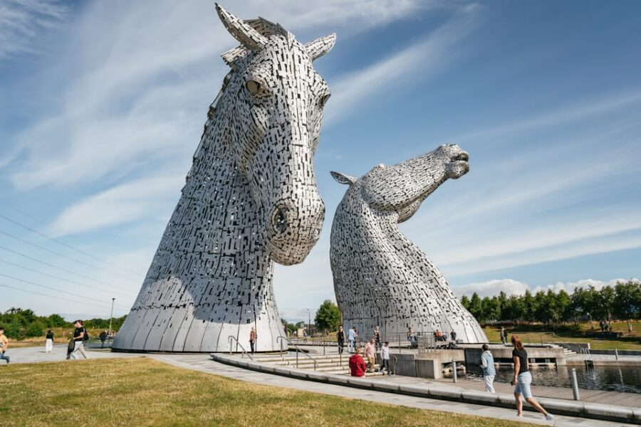 From Edinburgh: Loch Lomond, Stirling Castle & Kelpies Tour - The Kelpies at 30m: Scotland’s giant horse myth meets real scale