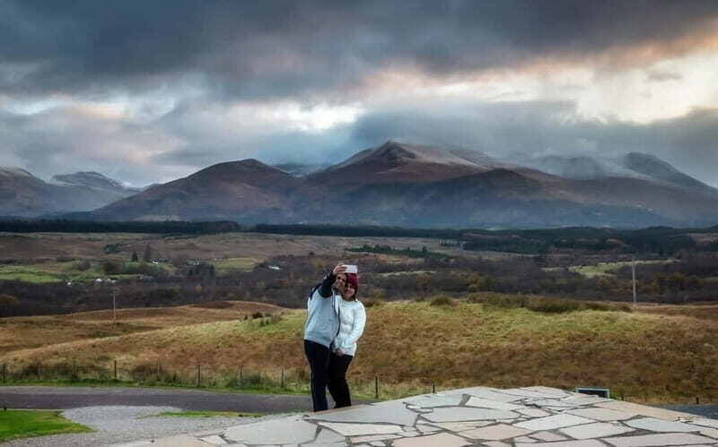 From Edinburgh: Loch Ness, Glencoe and Whisky Tour - Commando Memorial near Spean Bridge: WWII training, big mountain views